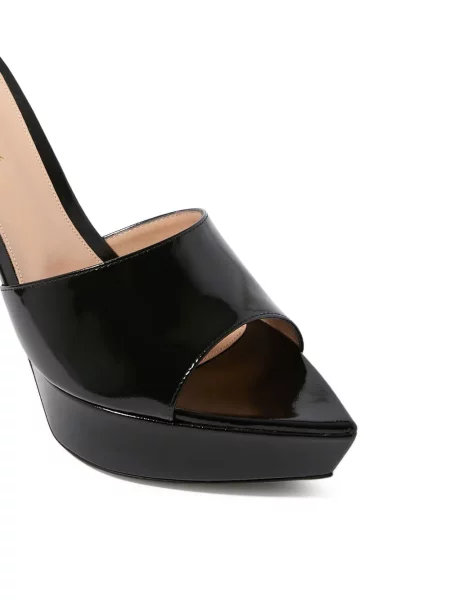 Platform talpú mules Gianvito Rossi fekete