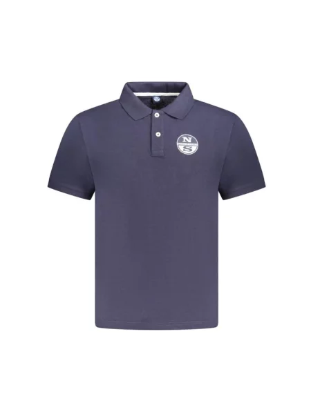 Koszulka polo North Sails z krótkim rękawem niebieska
