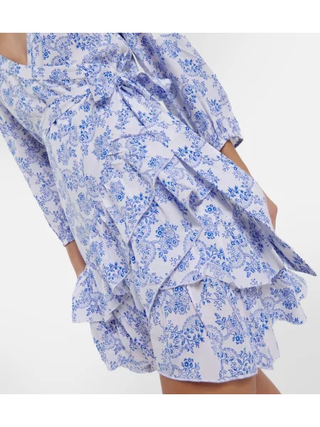 Rochie Melissa Odabash cu model floral albastru