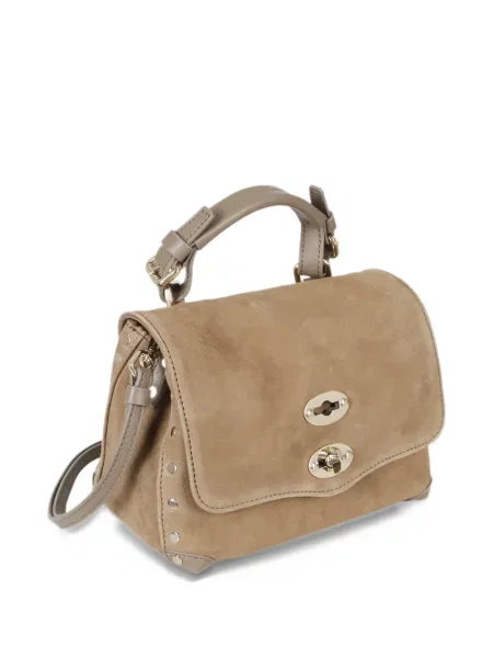 Geantă shopper Zanellato din piele verde