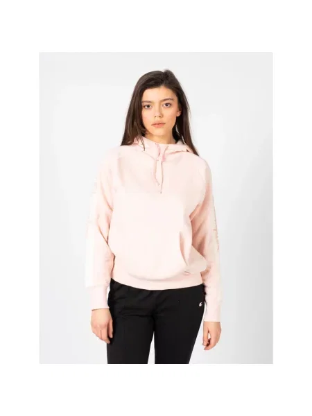 Bluza z kapturem Champion z kapturem różowa