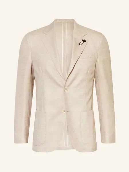 Lardini Marynarka Slim Fit beige beżowa