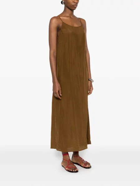 Rochie maxi Uma Wang de costum maro