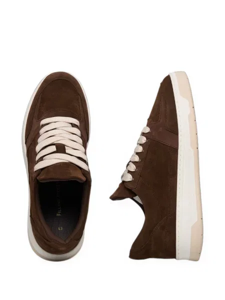 Sneakerși Filling Pieces din piele de căprioară maro