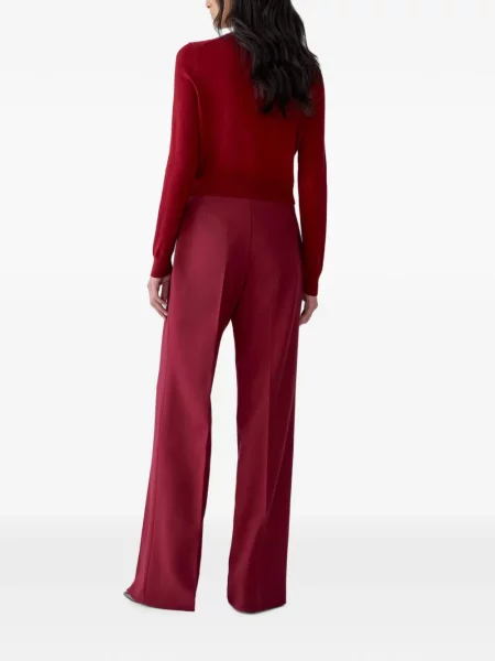 Palazzo nadrág Carolina Herrera piros