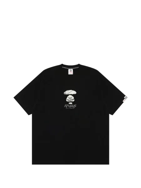 Tricou Aape By A Bathing Ape cu imagine negru