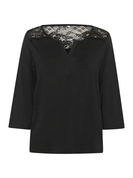 Cream Tricou Janny' negru