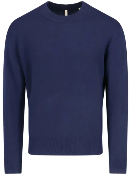 Pulover Sunflower de lână albastru