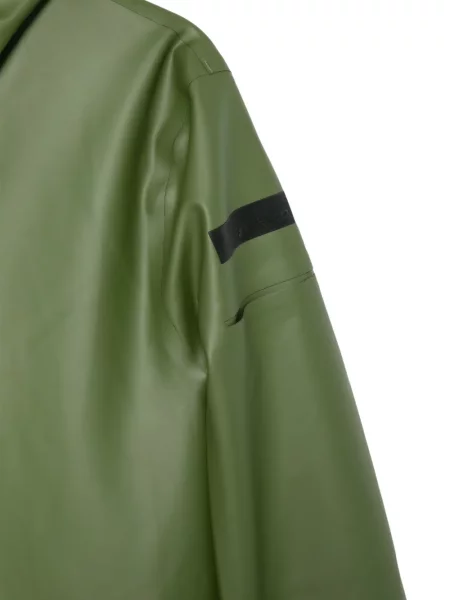 Palton Rrd cu glugă verde