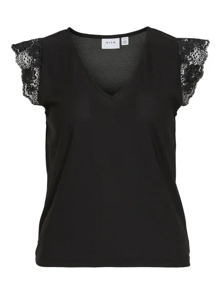 VILA Bluză VITrav' negru