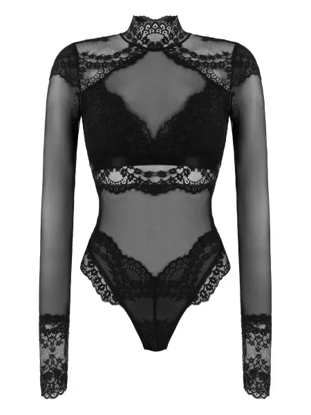 Hunkemöller Body Daisy' negru