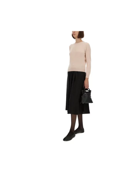 Sweter Maison Margiela wełniany różowy