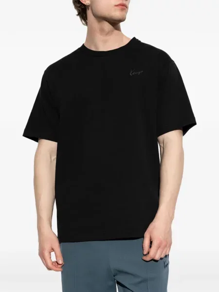 Tricou Kenzo cu broderie negru