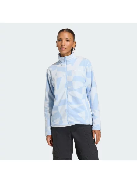 Bluza Terrex Multi Printed Full-Zip Fleece niebieski