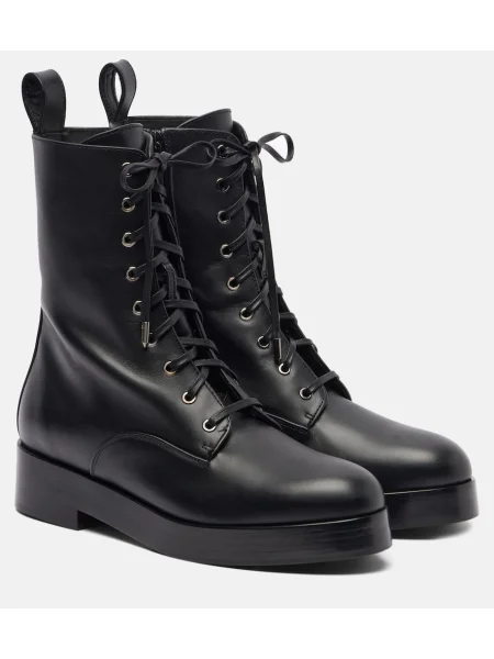 Botine Aquazzura din piele negru