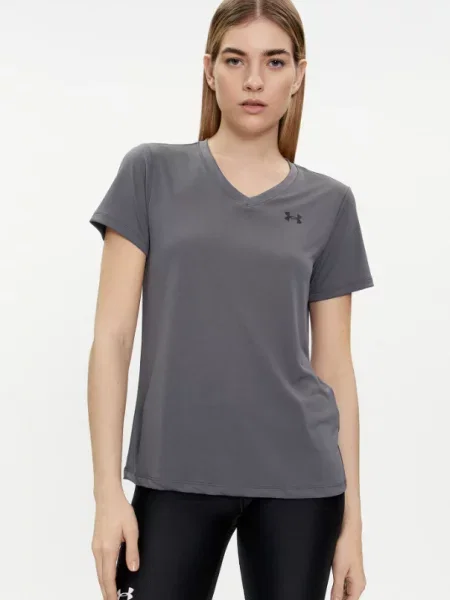 UNDER ARMOUR koszulka t-shirt sportowy Tech SSV- Solid S szara
