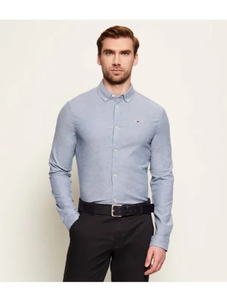 Tommy Jeans Cămașă fumuriu albastru