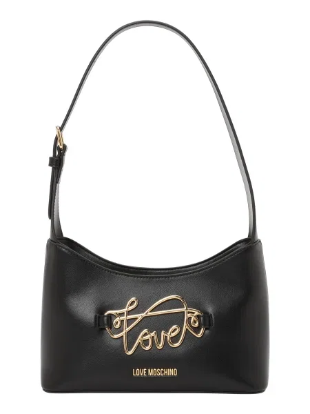 Love Moschino Geantă de umăr auriu negru