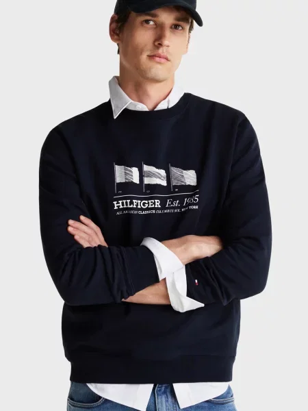 Світшот Tommy Hilfiger синій