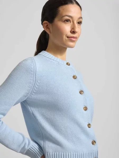 Kardigan z okrągłym dekoltem i zapięciem na Jake*s Casual