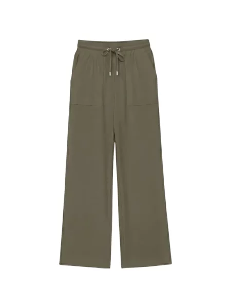 Pantaloni Oflab alergare cu cordon verde