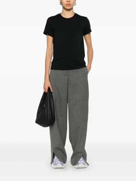 Tricou Moncler cu broderie negru