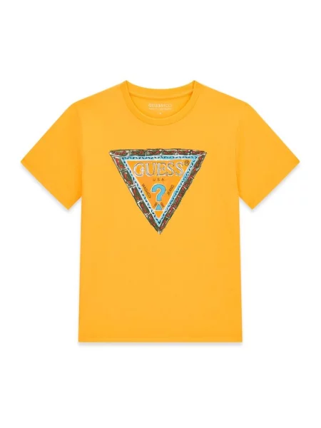 Guess Футболка Regular Fit жовтий