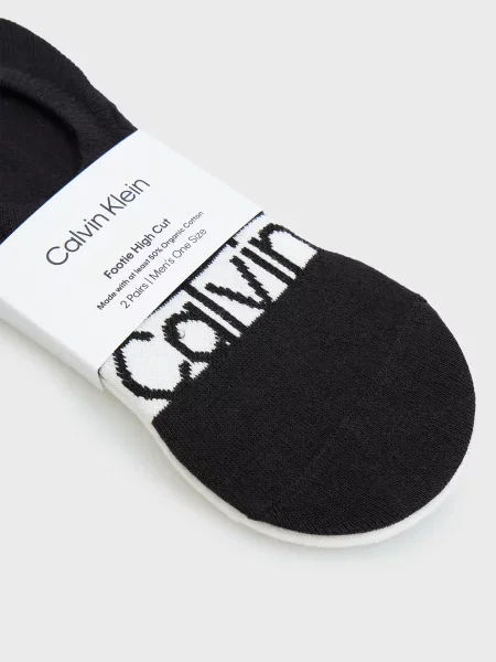 Носки Calvin Klein в полоску с автографом
