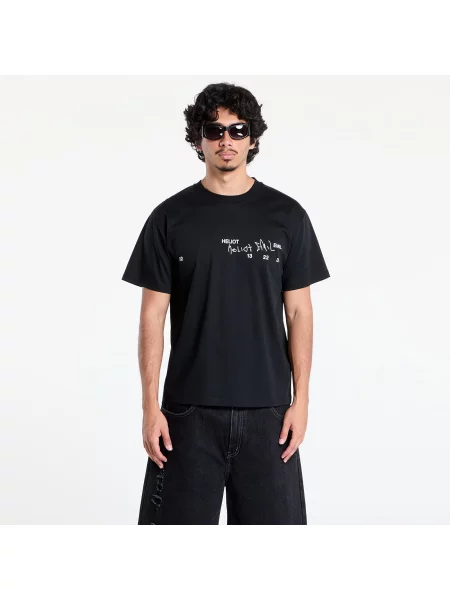 Футболка Heliot Emil с принтом черная