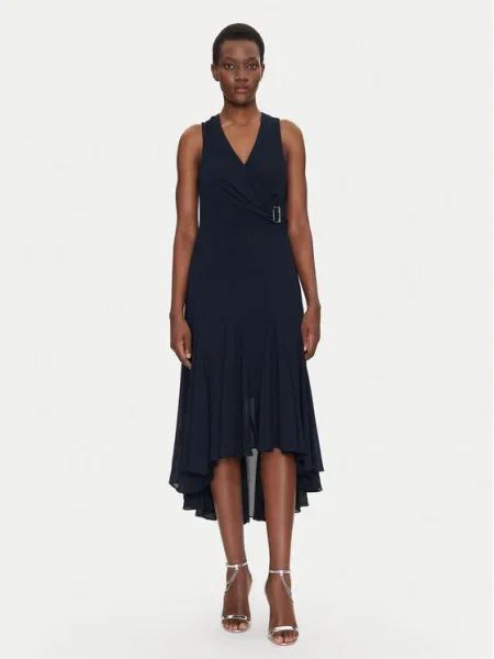 Morgan rochie REEL bleumarin midi evazati REEL