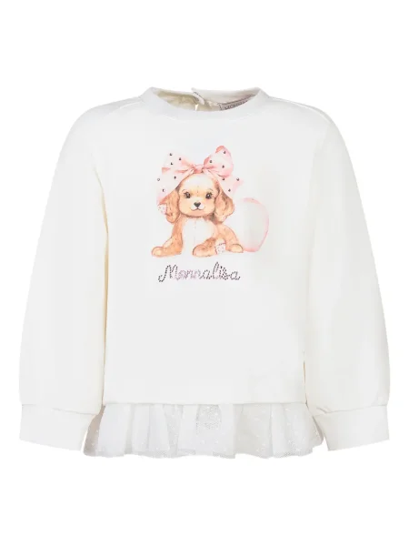 Bluza dziecięca Monnalisa biała
