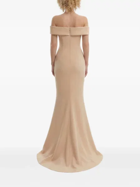 Rochie Gemy Maalouf cu model floral cu mărgele