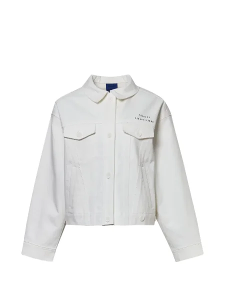 Kołnierzykowy kurtka Ordinary Couture Code biała