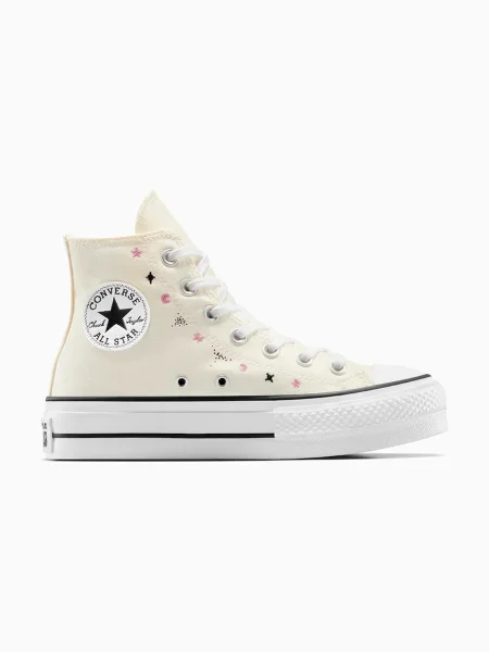 Сникърси Chuck Taylor All Star Lift Platform Celestial Egret/ Black/ Cactus Bud EUR 36 бежово