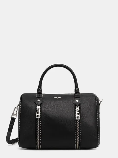 Geantă Zadig&voltaire cu tepi negru