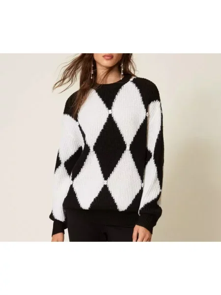 Sweter Twinset wełniany