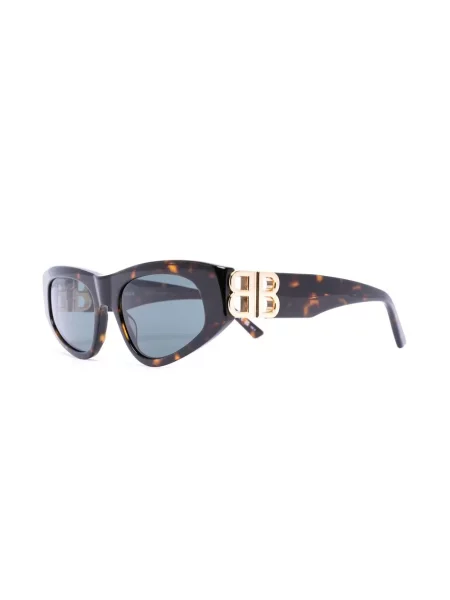 Sluneční brýle Balenciaga Eyewear hnědé