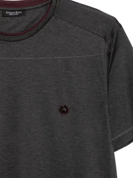 Tricou Stefano Ricci cu autograf gri