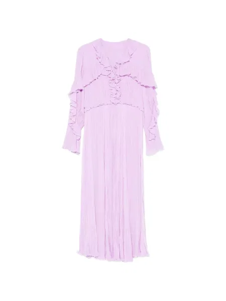 Fodros maxi ruha Alberta Ferretti lila