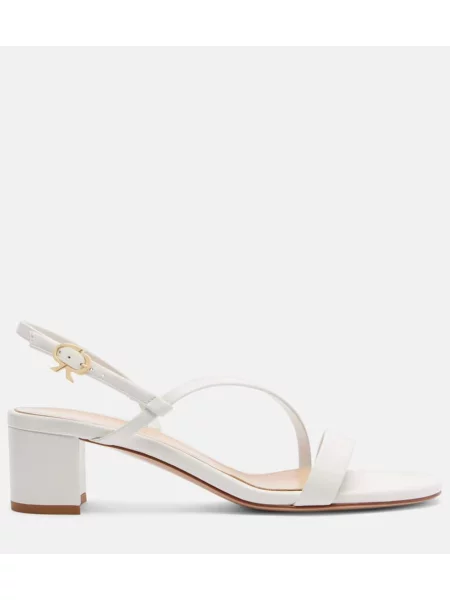 Sandale Gianvito Rossi din piele alb