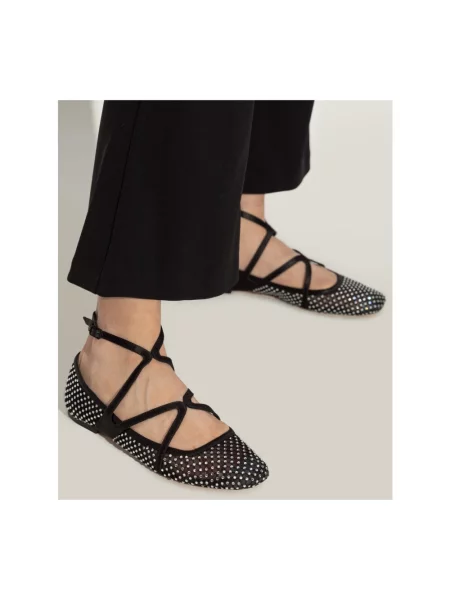 Balerinki Jimmy Choo skórzane czarne