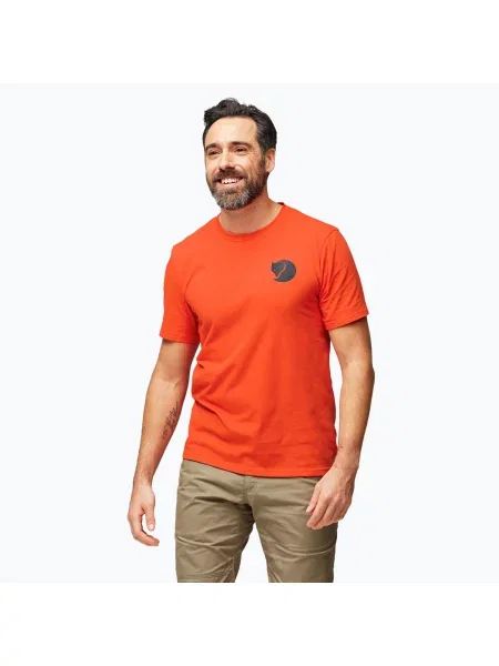 T-shirt Fjallraven Walk With Nature M pomarańczowy