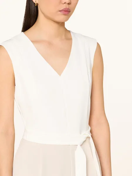 Kombinezon o kroju regular fit z w talii do wiązania S.oliver Black Label czarny