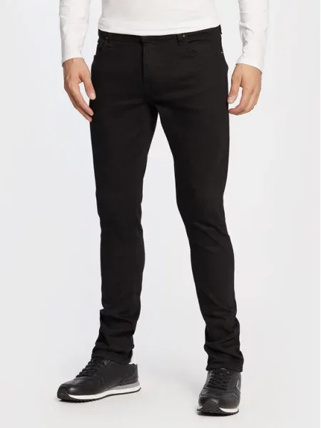 Guess Džinsai Miami Skinny Fit juoda