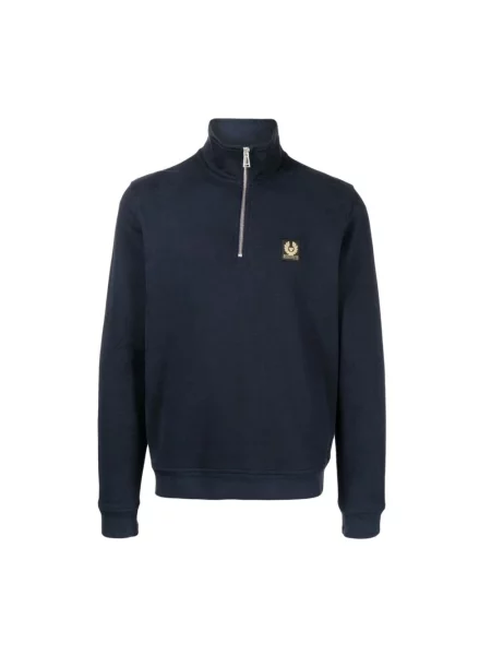 Bluza rozpinana Belstaff z logo niebieska