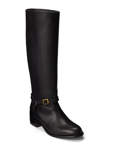 Cizme lungi riding Polo Ralph Lauren Harness negru
