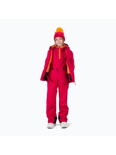 Spodnie narciarskie dziecięce Rossignol Girl Ski czerwone
