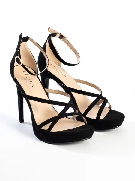 Celena Sandale Courtney' negru