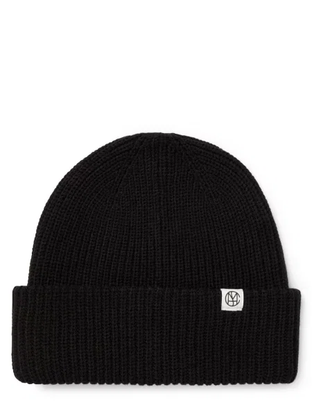 Czapka beanie z mieszanki model ‘GALINE RACHELLE’ Msch Copenhagen czarna