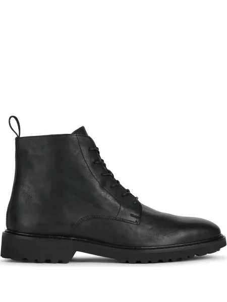 Botine Geox cu șireturi din dantelă negru